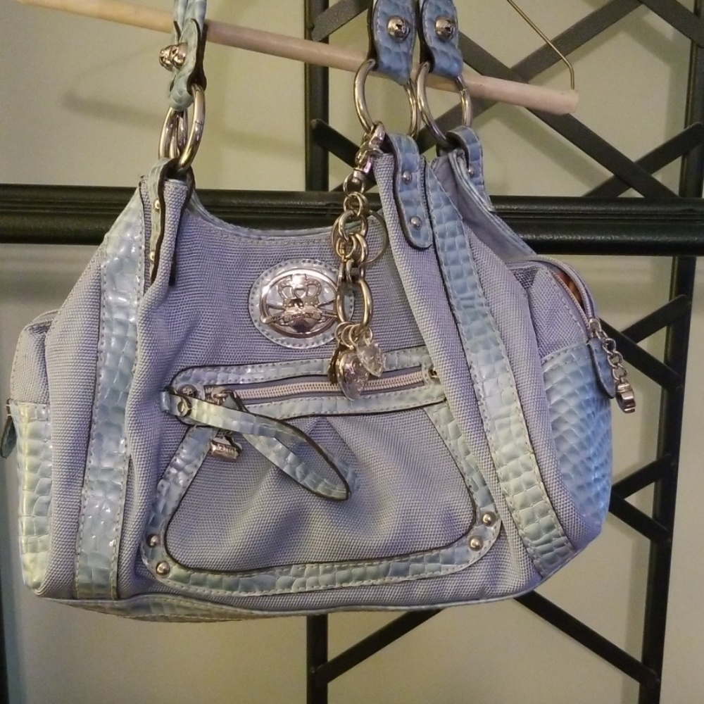 Kathy Van Zeeland handbag, light blue